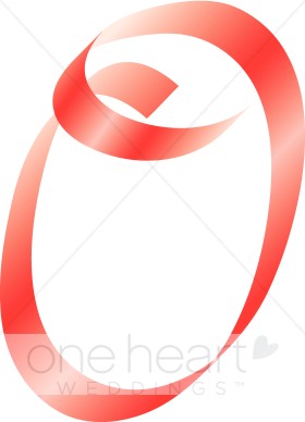 280x388 Letter O Clipart Pink Ribbon Alphabet