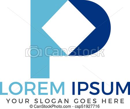 450x377 Creative P Letter Logo Design. Initial Letter P Vector Logo