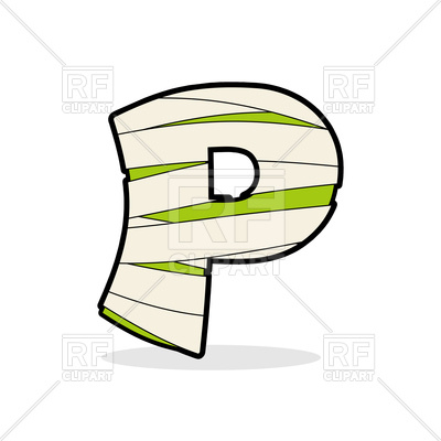 400x400 Letter P, Abc Concept Type Royalty Free Vector Clip Art Image