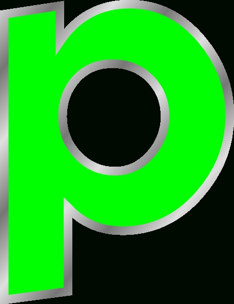 456x593 Letter P Clip Art At Clker Vector Clip Art Online, Royalty