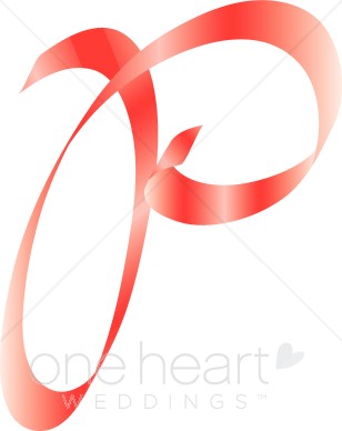 308x388 Letter P Clipart Pink Ribbon Alphabet