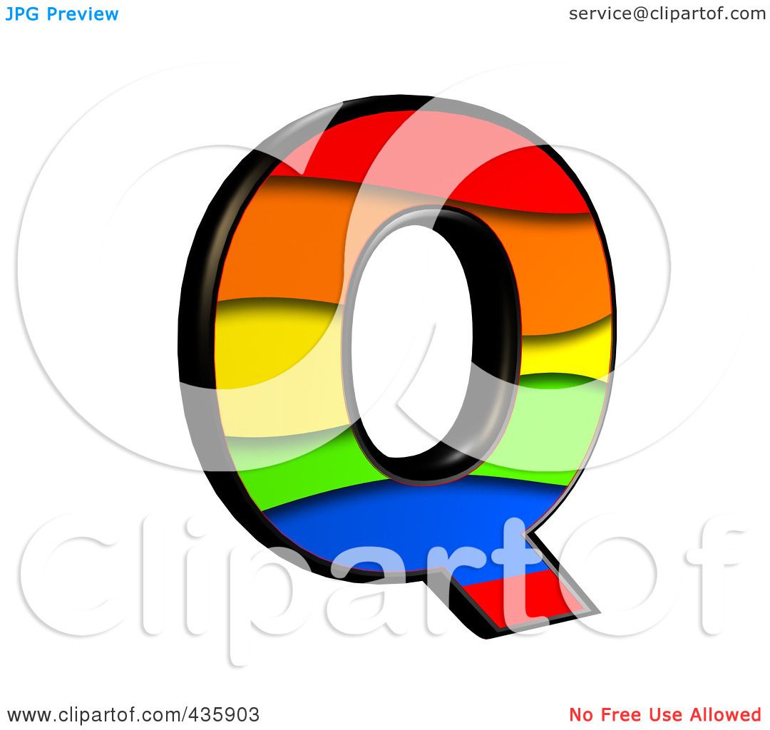 1080x1024 Royalty Free (Rf) Clipart Illustration Of A 3d Rainbow Symbol
