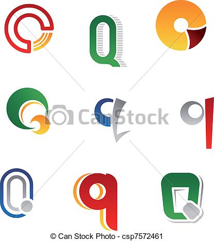 416x470 Alphabet Letter Q. Set Alphabet Symbols And Elements