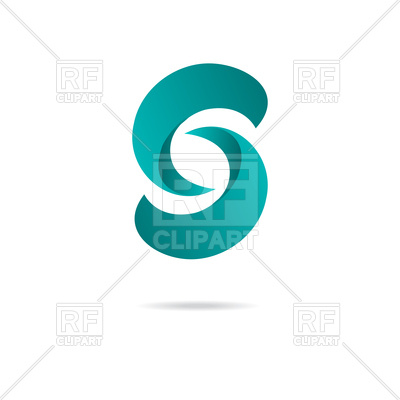400x400 Letter S Design Template Royalty Free Vector Clip Art Image