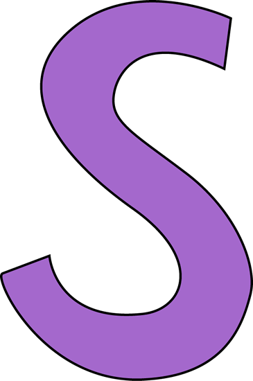 365x550 Purple Letter S Clip Art Image Clipart Panda