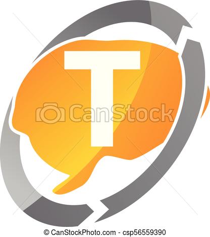 416x470 Creative Thinking Letter T Eps Vectors