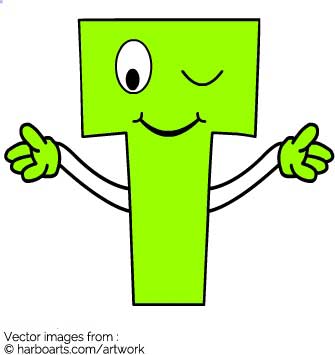 335x355 Download Cartoon Letter T