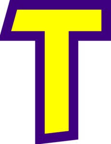 230x297 Letter T Clip Art