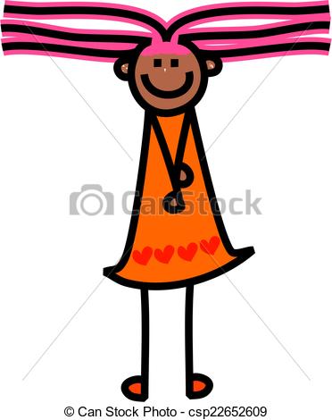 372x470 Alphabet Letter T Girl. Cartoon Stick Kid Drawing Of The Stock