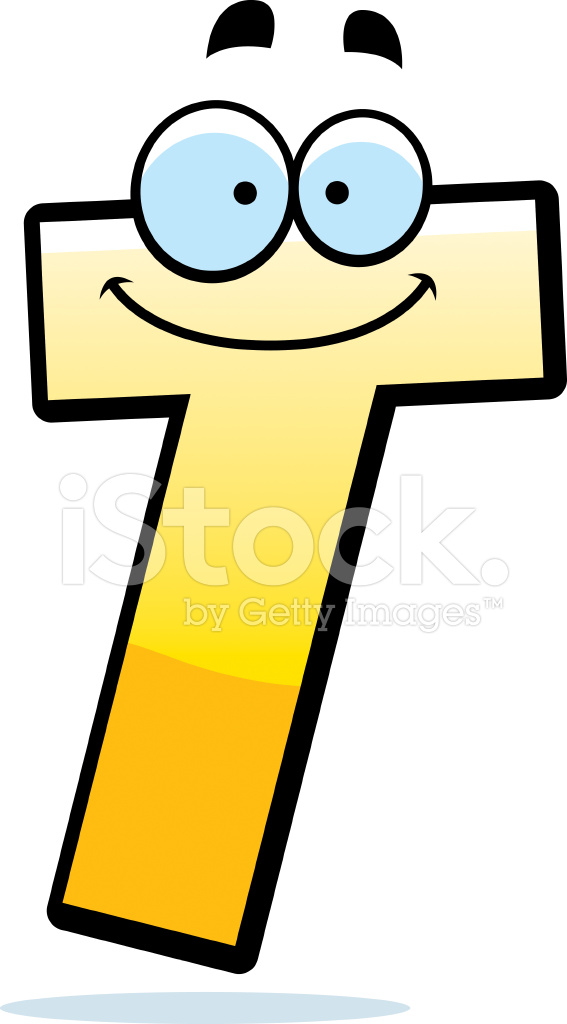 567x1024 Cartoon Letter T Stock Vector