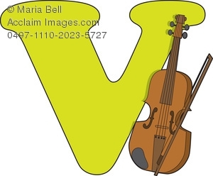 300x248 Of The Alphabet Clip Art Image The Letter V Is Violin