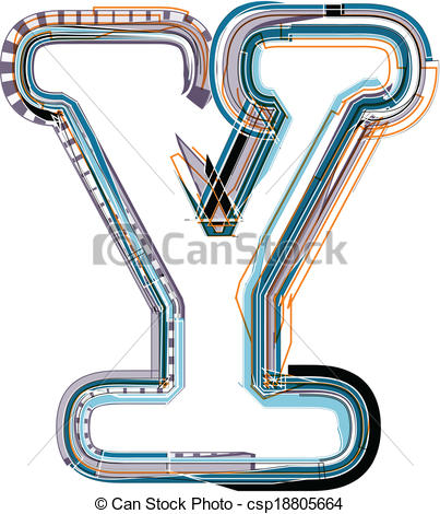 403x470 Font Illustration Letter Y Clip Art Vector