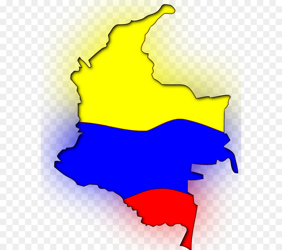 900x800 Flag Of Colombia Map Clip Art