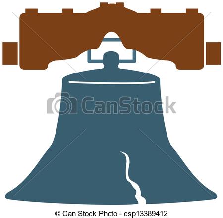 450x439 Liberty Bell Vector Clip Art