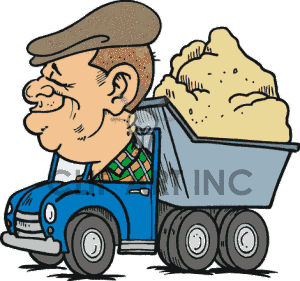 300x281 Truck Clipart Truck Driving
