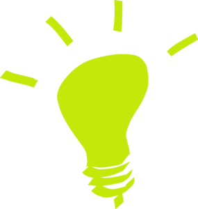 285x300 Green Lightbulb Clip Art