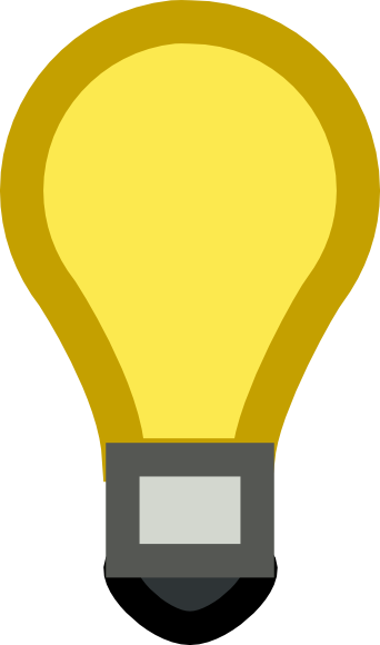 342x580 Light Bulb Clip Art Free Vector 4vector