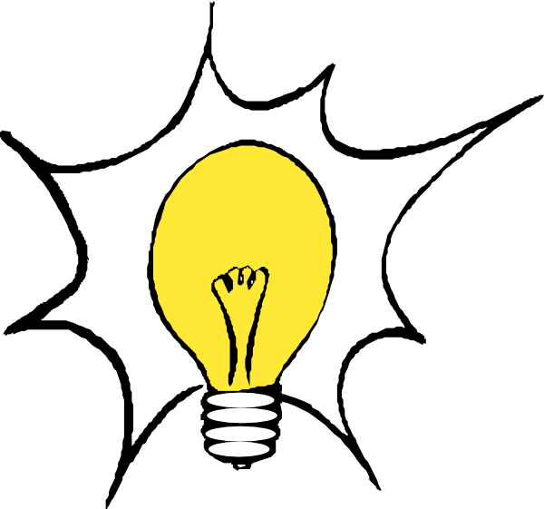 600x561 Cartoon Light Bulb Clipart