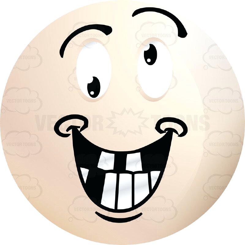 800x800 Eye Roll Clip Art Smiling Crazy Faced Light Colored Smiley Face
