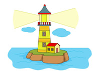 195x142 Free Lighthouses Clipart
