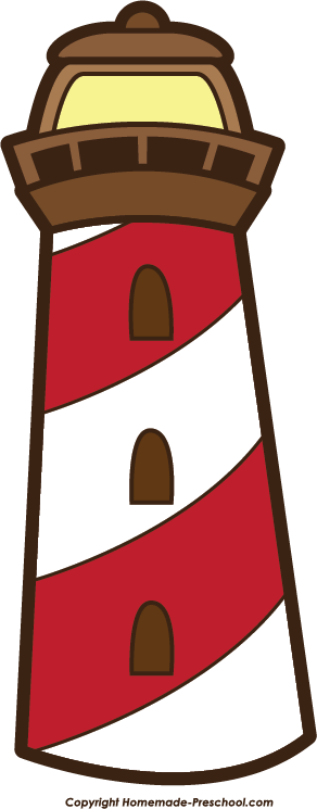 292x745 Free Lighthouse Clipart