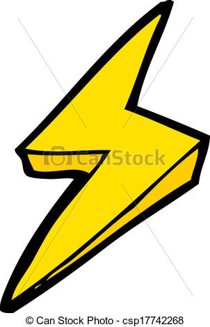 302x470 Cartoon Lightning Bolt Symbol Clip Art Vector