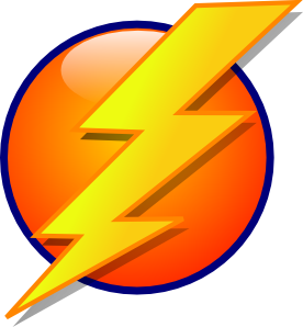 276x298 Lightning Icon Clip Art Free Vector 4vector