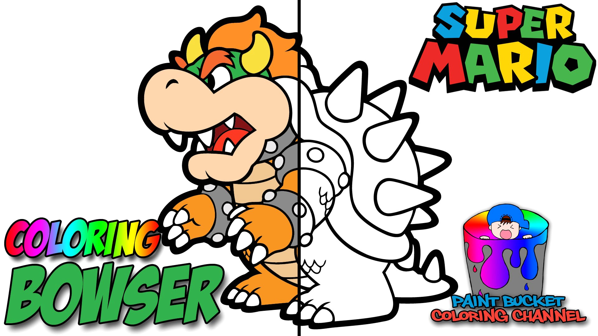 1920x1080 Paper Mario Coloring Pages