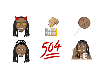 400x300 Lil' Wayne Sticker Pack By Brock Honma
