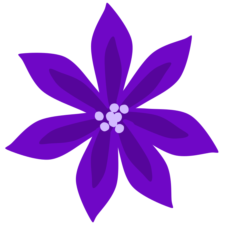 788x800 Free Clipart Purple Lily Scout