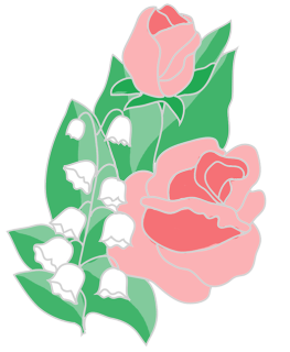 263x320 Free Flower Clipart Roses Lilies Of The Valley Clip Art Flowers