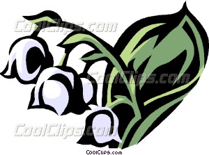 300x223 Lily Of The Valley Vector Clip Art