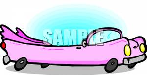 300x154 Clip Art Image A Pink Limo