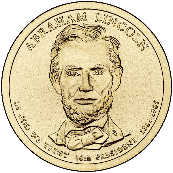 600x599 Abraham Lincoln Dollar Coin Clip Art Download