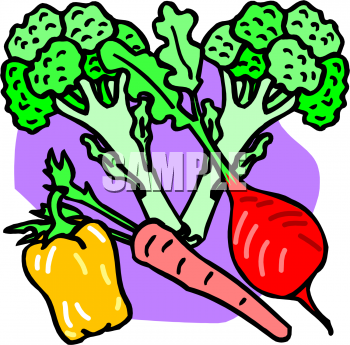 350x345 Vegetables Clipart Line Art