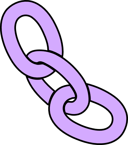 528x599 Violet Chain Clip Art