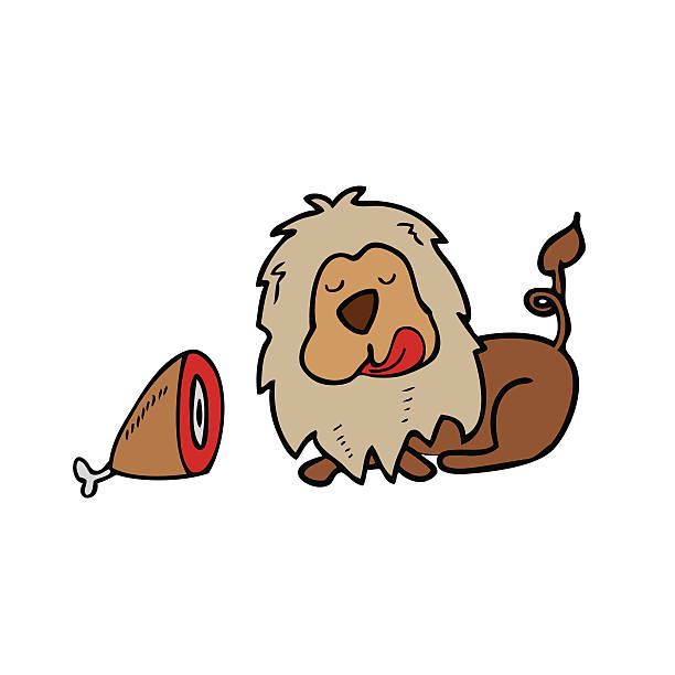 612x612 Lion Eating Clipart