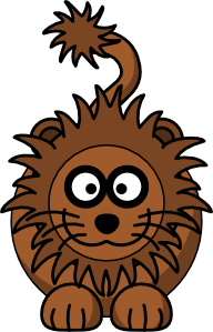 192x299 Cartoon Lion Clip Art Free Vector 4vector