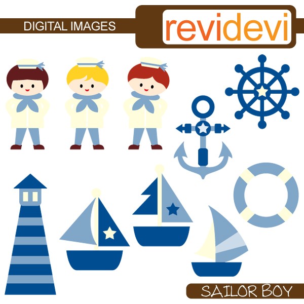 600x600 Sailor Clipart Kid