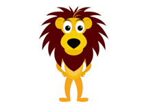 210x153 A Cartoon Picture Of A Lion Group