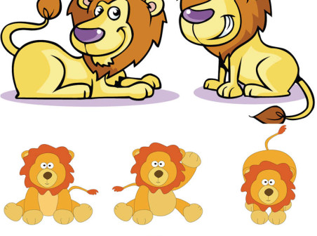 452x336 Lion Cub Clip Art