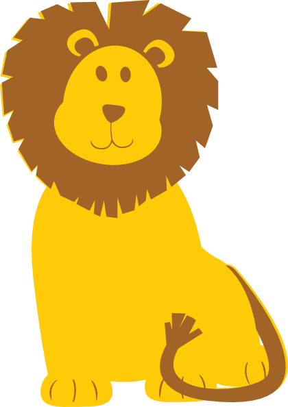 420x594 Lion Clip Art