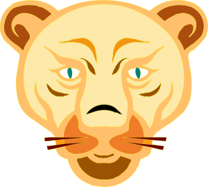 300x270 Cartoon Lion Face Lion Face Cartoon Clip Art