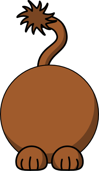 342x591 Lion Body Clip Art