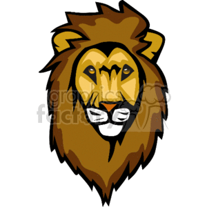 300x300 Lion Head Clipart