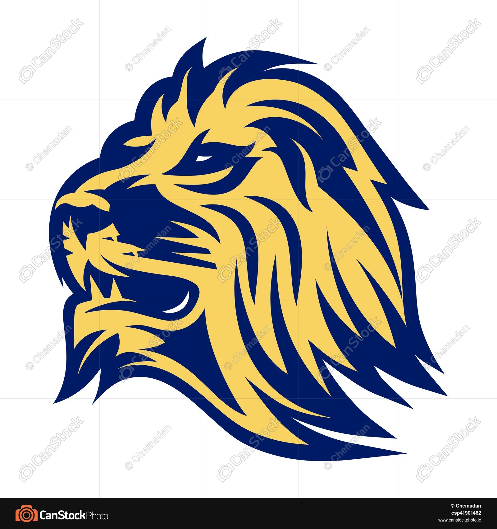 1600x1700 Vector Stylish Emblem Of Lion Head For The Sports Team Clip Art