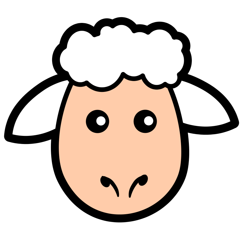 800x800 Free Clipart Sheep Icon Animals Spring Clip Art