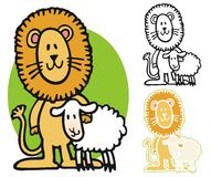 191x160 Lion And Lamb Clipart