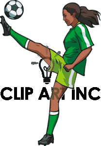 208x300 Playing Soccer Clip Art Design Girls Soccer