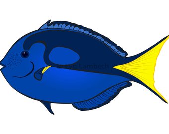 340x270 Fish Clipart Instant Download Reef Clip Art Fish Digital